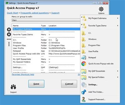 Quick Access Popup 11.3.0  Multilingual