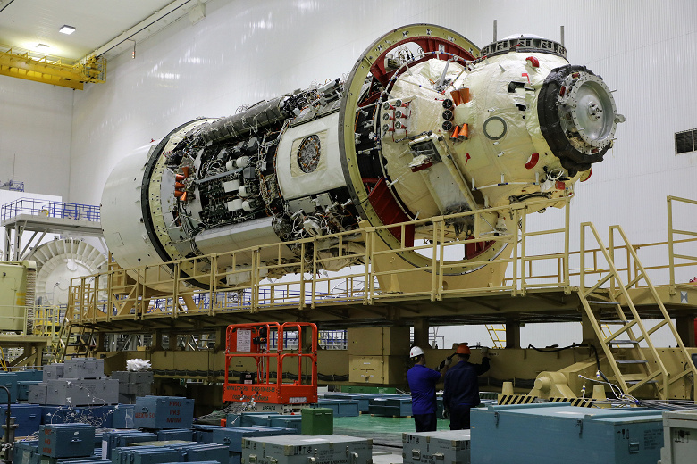 Роскосмос показал испытания модуля «Наука» для МКС