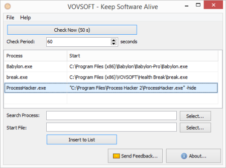VovSoft Keep Software Alive 1.5
