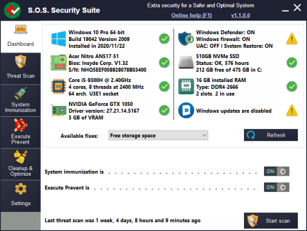 S.O.S Security Suite 1.3.0.0
