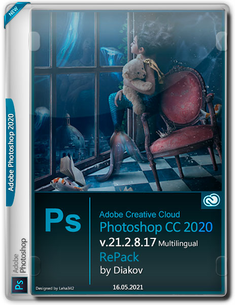 Adobe Photoshop 2020 v.21.2.8.17 RePack by Diakov (MULTi/RUS/2021)