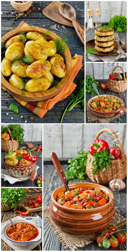 Russian cuisine stock photo