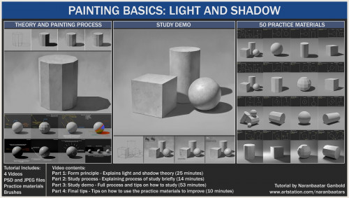ArtStation - Painting Basics Light and Shadow