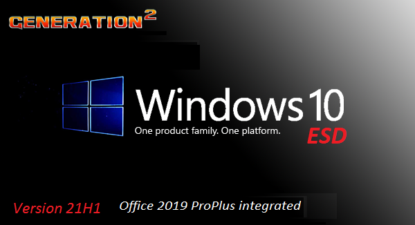 Windows 10 X64 Pro 21H1 incl Office 2019 en-US MAY 2021 {Gen2}