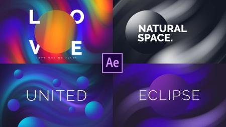 Gradient  Liquid Title Animation in After Effects
