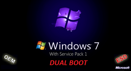Windows 7 SP1 Dual-Boot 34in1 OEM ESD en-US Preactivated May 2021