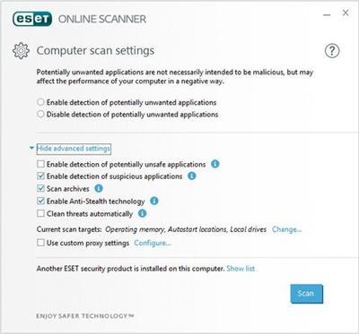 ESET Online Scanner  3.5.6