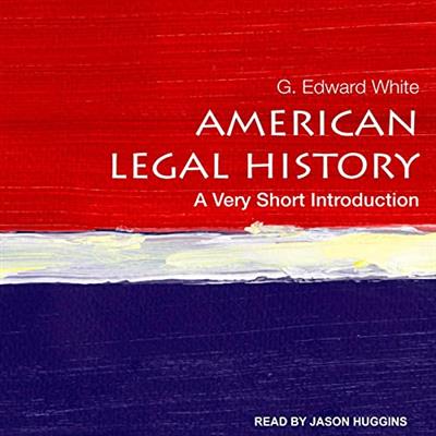 American Legal History A Very Short Introduction [Audiobook]