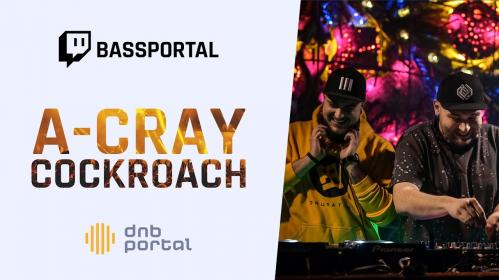 A-Cray & Cockroach - Bass Portal Live #18 | Drum and Bass Prague CZ
