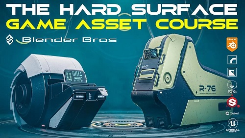 The BlenderBros - Hard Surface Game Asset Course