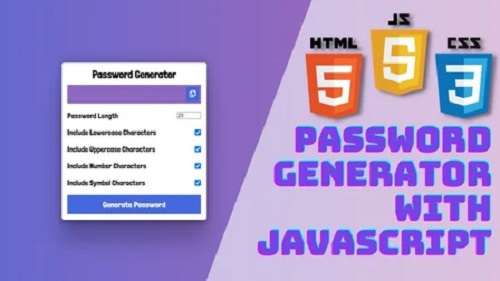 SkillShare - Let's Code Password Generator with JavaScript