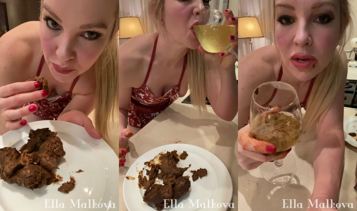 [CassieScatStore.com] Scat Ella - Eating / drinking Scat, Pee and Vomit [2021 г., Scat, Piss, Shit Eating, Piss Drinking, Vomit, Smearing, 1080p, WEB-DL]