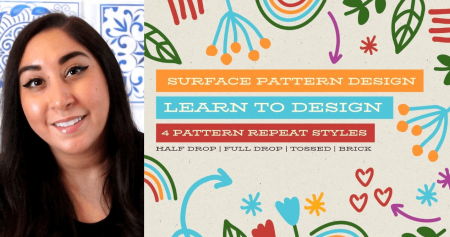 Learn to Design Half Drop, Full Drop, Tossed and Brick Seamless Patterns in Affinity Designer