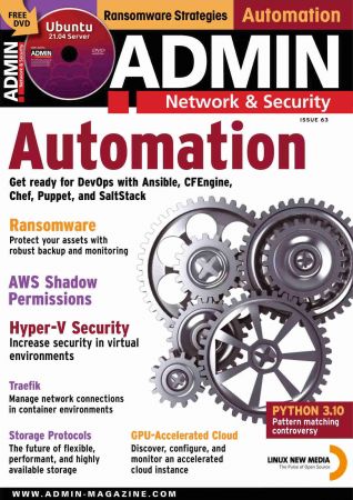 ADMIN Network & Security   Issue 63, May/June 2021