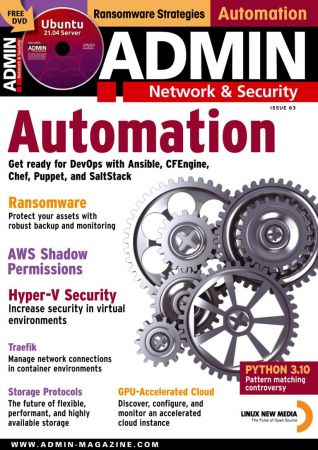 ADMIN Network & Security   Issue 63, May/June 2021 (True PDF)