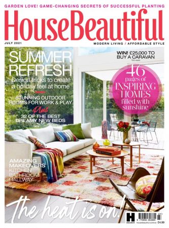 House Beautiful UK   July 2021 (True PDF)