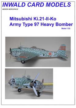 Mitsubishi Ki.21-II-Ko (Inwald Card Models)