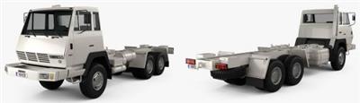 Hum3D   Steyr Plus 91 1491 Chassis Army Truck 1978