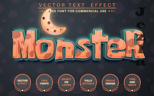 Halloween Monster - edit text effect - 6222183