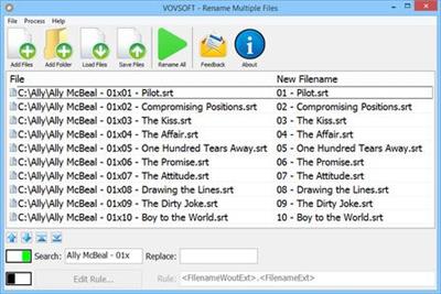 VovSoft Rename Multiple Files 1.7