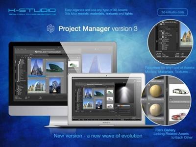 3d Kstudio Project Manager v3.14.54 for 3ds Max
