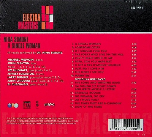 Nina Simone - A Single Woman (1993 - 2008) [CD-FLAC]
