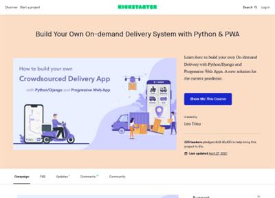 Build Your Own On-demand Delivery System with Python & PWA | Code4Startup