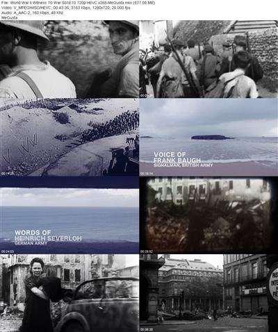 World War II Witness To War S01E10 720p HEVC x265 