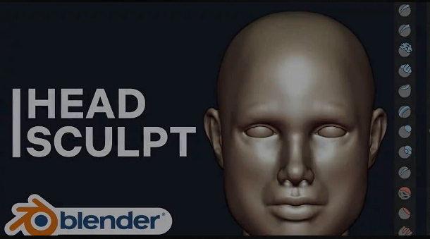 Sculpting Human Head In Blender For Beginners