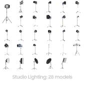 CGTrader - 63 Studio Stage Theater Cinema Lighting Collection