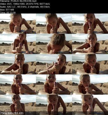 Cumin4D Public Blowjob On The Beach FullHD 1080p